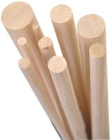 durchgehender Sitzast, Buche, gedrechselt, 4 cm Durchmesser, ab 20 bis 100 cm