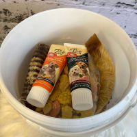 Hunde Snack-Eimer mit 11 leckeren Kausnacks im 5-Liter-Eimer mit Deckel